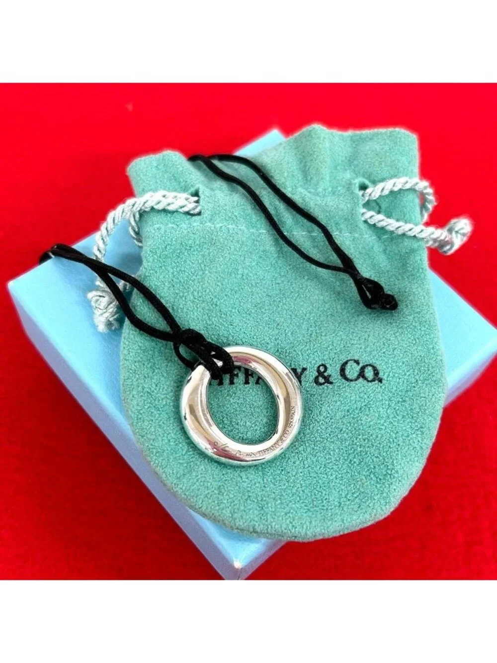 Tiffany & Co Sevillana Necklace 925 Sterling Silver Pendant Choker Accessory